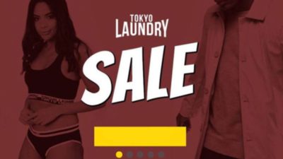 Tokyo Laundry SALE Offer Deal promo code